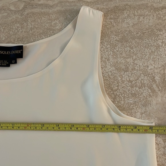 Nordstrom 90’s Y2K Silk Classiques Entier Sleeveless Top - Picture 7 of 10